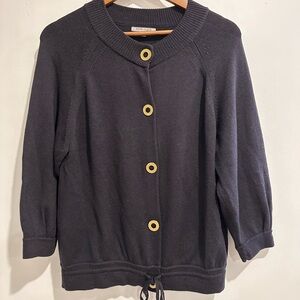 ANNE KLEIN‎ Merino Wool Cardigan Size M